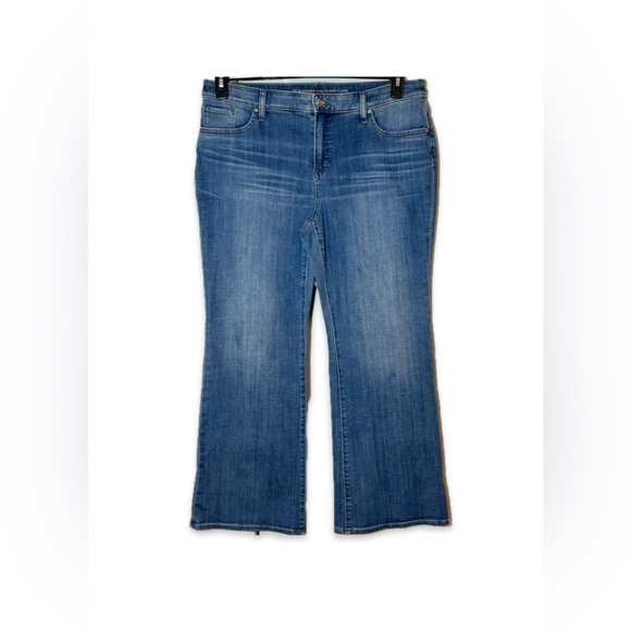 Chico's Denim - Chico’s So Slimming Girlfriend Flare Jeans Women’s Size 14P Blue
